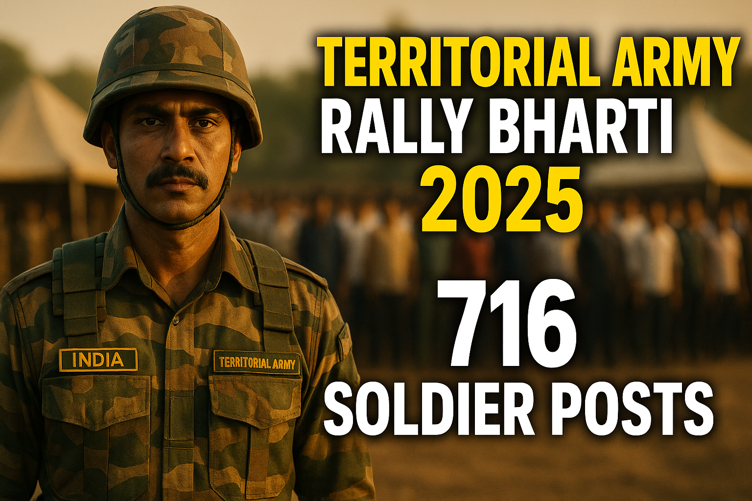 Territorial Army Rally Recruitment 2025