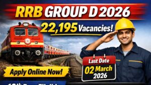 RRB Group D Online Application Started – Last Date 02 March 2026