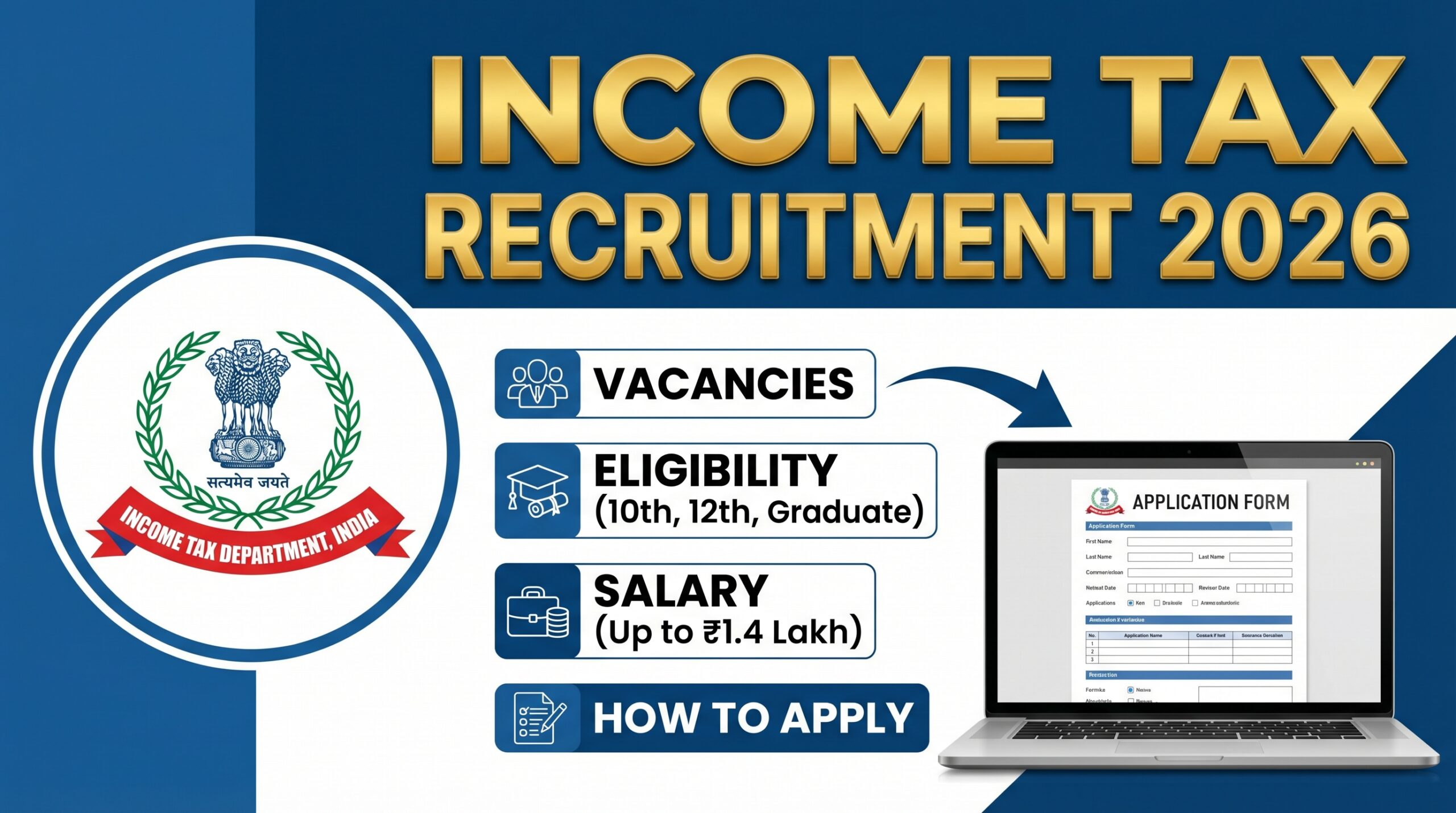 Income Tax Recruitment 2026 Complete Guide to Vacancies, Eligibility, Salary, and How to Apply